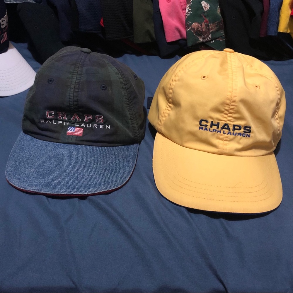 Vintage chaps Ralph Lauren caps